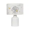 GLOBOSTAR® ELEPHANT 204-0025 Παιδικό Επιτραπέζιο Φωτιστικό Πορτατίφ με Ντουί 1 x E27 AC 220-240V IP20 - Πολύχρωμο - Μ24 x Π24 x Υ32cm
