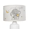 GLOBOSTAR® ELEPHANT 204-0025 Παιδικό Επιτραπέζιο Φωτιστικό Πορτατίφ με Ντουί 1 x E27 AC 220-240V IP20 - Πολύχρωμο - Μ24 x Π24 x Υ32cm