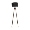 GLOBOSTAR® SAGA 204-0038 Μοντέρνο Επιδαπέδιο Φωτιστικό με Ντουί 1 x E27 AC 220-240V IP20 - Καφέ & Μαύρο - Μ38 x Π38 x Υ140cm