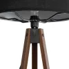 GLOBOSTAR® SAGA 204-0038 Μοντέρνο Επιδαπέδιο Φωτιστικό με Ντουί 1 x E27 AC 220-240V IP20 - Καφέ & Μαύρο - Μ38 x Π38 x Υ140cm
