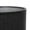 GLOBOSTAR® SAGA 204-0041 Μοντέρνο Επιδαπέδιο Φωτιστικό με Ντουί 1 x E27 AC 220-240V IP20 - Μπεζ & Μαύρο - Μ38 x Π38 x Υ140cm
