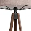GLOBOSTAR® SAGA 204-0049 Μοντέρνο Επιδαπέδιο Φωτιστικό με Ντουί 1 x E27 AC 220-240V IP20 - Καφέ & Ροζ - Μ38 x Π38 x Υ140cm