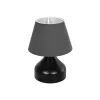 GLOBOSTAR® MICKEY 204-0059 Μοντέρνο Επιτραπέζιο Φωτιστικό Πορτατίφ με Ντουί 1 x E27 AC 220-240V IP20 - Μαύρο - Μ22 x Π22 x Υ30cm