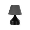 GLOBOSTAR® MICKEY 204-0059 Μοντέρνο Επιτραπέζιο Φωτιστικό Πορτατίφ με Ντουί 1 x E27 AC 220-240V IP20 - Μαύρο - Μ22 x Π22 x Υ30cm