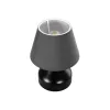 GLOBOSTAR® MICKEY 204-0059 Μοντέρνο Επιτραπέζιο Φωτιστικό Πορτατίφ με Ντουί 1 x E27 AC 220-240V IP20 - Μαύρο - Μ22 x Π22 x Υ30cm