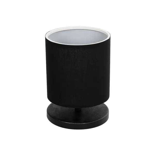 GLOBOSTAR® MINNIE 204-0063 Μοντέρνο Επιτραπέζιο Φωτιστικό Πορτατίφ με Ντουί 1 x E14 AC 220-240V IP20 - Μαύρο - Μ15 x Π15 x Υ21cm