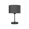 GLOBOSTAR® LARA 204-0076 Μοντέρνο Επιτραπέζιο Φωτιστικό Πορτατίφ με Ντουί 1 x E27 AC 220-240V IP20 - Μαύρο - Μ24 x Π24 x Υ36cm