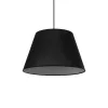 GLOBOSTAR® TRIANGLE 204-0088 Μοντέρνο Κρεμαστό Φωτιστικό Οροφής με Ντουί 1 x E27 AC 220-240V IP20 - Μαύρο - Μ35 x Π35 x Υ24cm