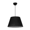 GLOBOSTAR® TRIANGLE 204-0088 Μοντέρνο Κρεμαστό Φωτιστικό Οροφής με Ντουί 1 x E27 AC 220-240V IP20 - Μαύρο - Μ35 x Π35 x Υ24cm