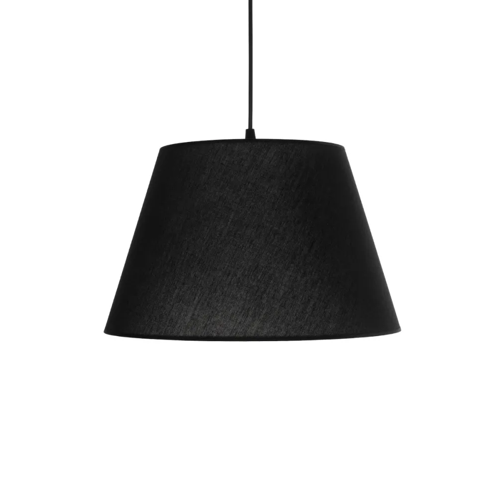 GLOBOSTAR® TRIANGLE 204-0088 Μοντέρνο Κρεμαστό Φωτιστικό Οροφής με Ντουί 1 x E27 AC 220-240V IP20 - Μαύρο - Μ35 x Π35 x Υ24cm