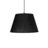GLOBOSTAR® TRIANGLE 204-0088 Μοντέρνο Κρεμαστό Φωτιστικό Οροφής με Ντουί 1 x E27 AC 220-240V IP20 - Μαύρο - Μ35 x Π35 x Υ24cm