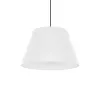 GLOBOSTAR® TRIANGLE 204-0089 Μοντέρνο Κρεμαστό Φωτιστικό Οροφής με Ντουί 1 x E27 AC 220-240V IP20 - Λευκό - Μ35 x Π35 x Υ24cm
