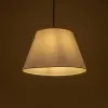GLOBOSTAR® TRIANGLE 204-0089 Μοντέρνο Κρεμαστό Φωτιστικό Οροφής με Ντουί 1 x E27 AC 220-240V IP20 - Λευκό - Μ35 x Π35 x Υ24cm