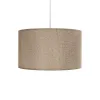 GLOBOSTAR® LOFTY 204-0090 Μοντέρνο Κρεμαστό Φωτιστικό Οροφής με Ντουί 1 x E27 AC 220-240V IP20 - Μπεζ - Μ37 x Π37 x Υ21cm