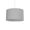 GLOBOSTAR® LOFTY 204-0093 Μοντέρνο Κρεμαστό Φωτιστικό Οροφής με Ντουί 1 x E27 AC 220-240V IP20 - Γκρι - Μ37 x Π37 x Υ21cm