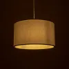 GLOBOSTAR® LOFTY 204-0093 Μοντέρνο Κρεμαστό Φωτιστικό Οροφής με Ντουί 1 x E27 AC 220-240V IP20 - Γκρι - Μ37 x Π37 x Υ21cm