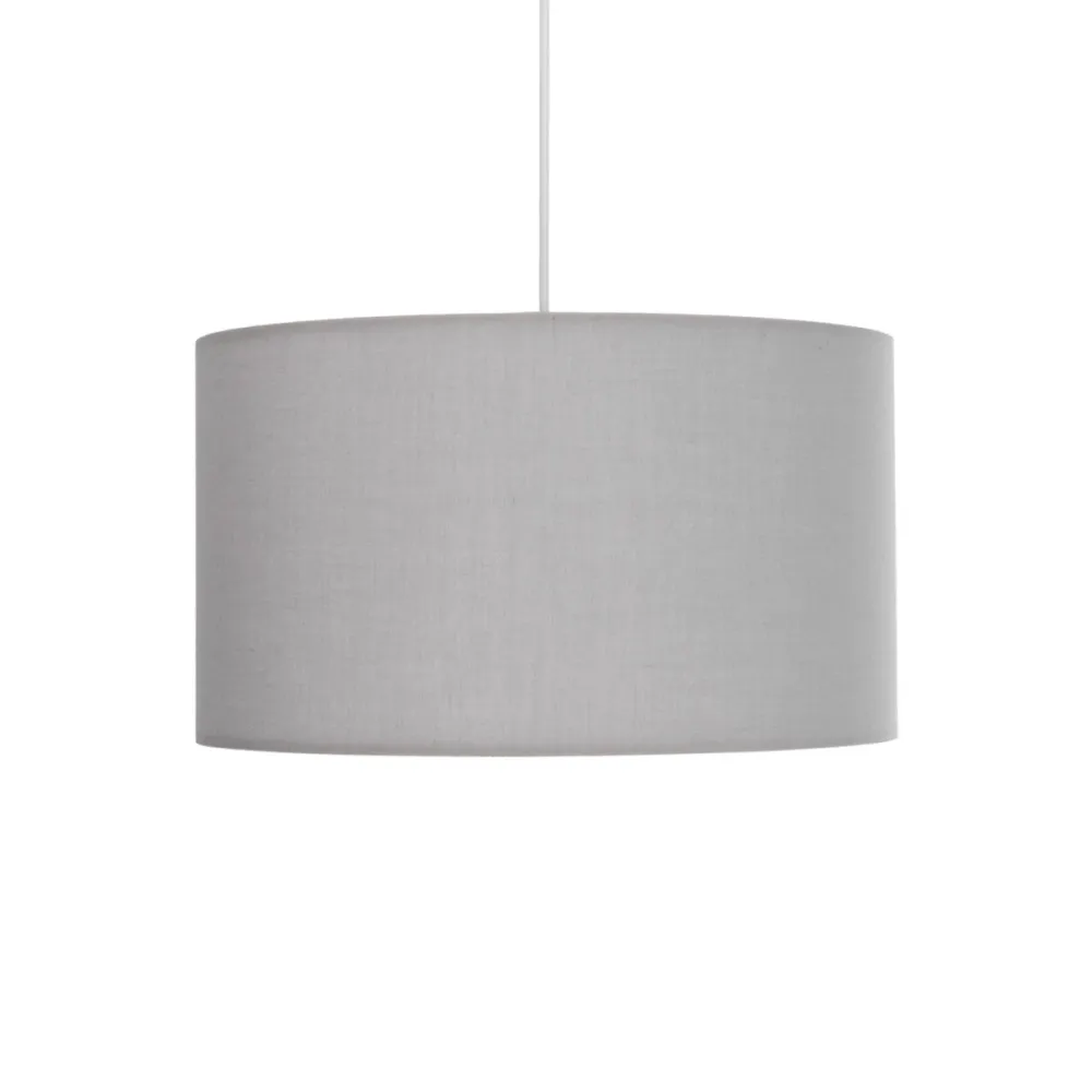GLOBOSTAR® LOFTY 204-0093 Μοντέρνο Κρεμαστό Φωτιστικό Οροφής με Ντουί 1 x E27 AC 220-240V IP20 - Γκρι - Μ37 x Π37 x Υ21cm