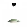 GLOBOSTAR® AURA 204-0119 Μοντέρνο Κρεμαστό Φωτιστικό Οροφής με Ντουί 1 x E27 AC 220-240V IP20 - Πράσινο & Λευκό - Μ31 x Π31 x Υ27cm