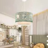 GLOBOSTAR® BALLON 204-0120 Παιδικό Κρεμαστό Φωτιστικό Οροφής με Ντουί 1 x E27 AC 220-240V IP20 - Πολύχρωμο - Μ30 x Π30 x Υ20cm