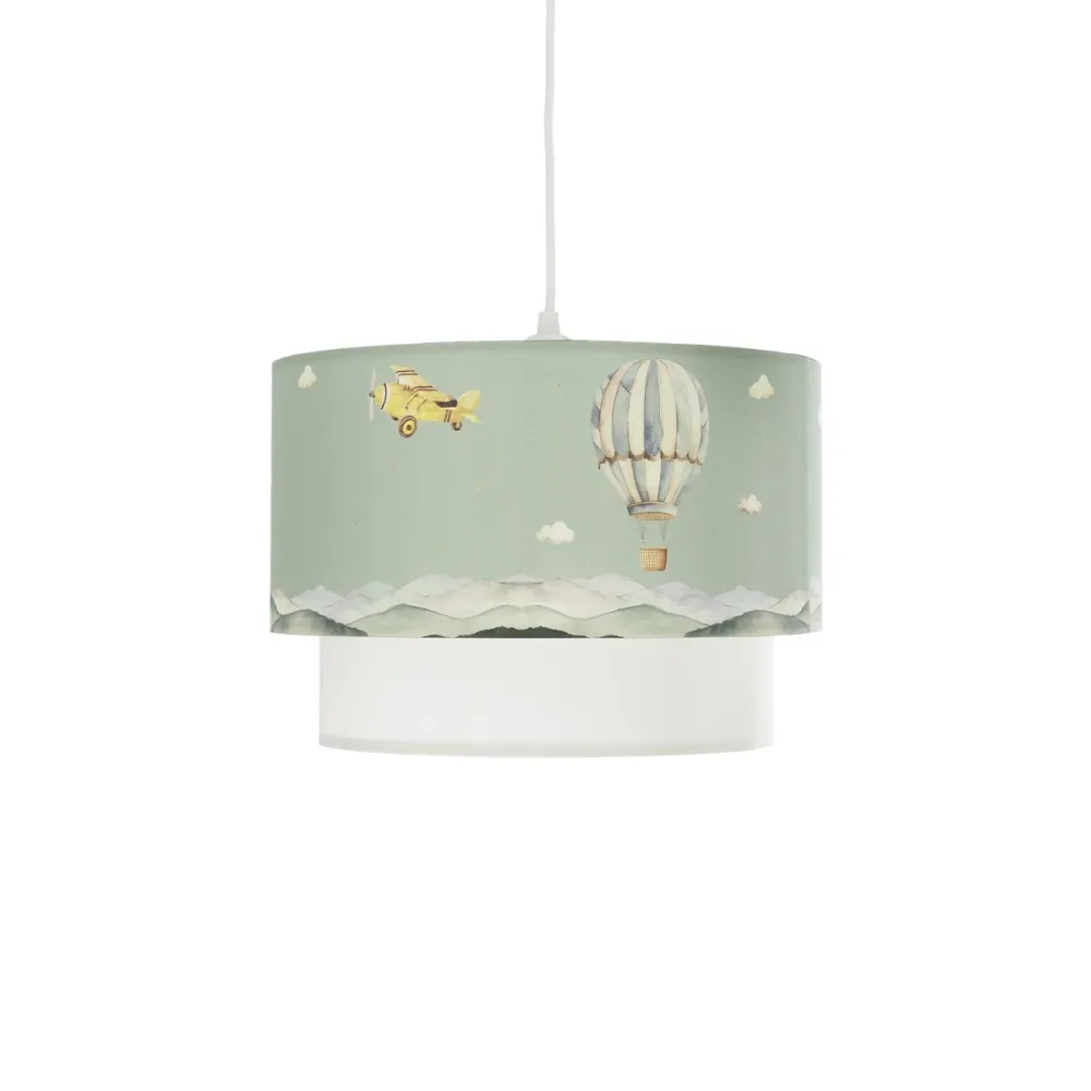 GLOBOSTAR® BALLON 204-0120 Παιδικό Κρεμαστό Φωτιστικό Οροφής με Ντουί 1 x E27 AC 220-240V IP20 - Πολύχρωμο - Μ30 x Π30 x Υ20cm
