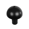 GLOBOSTAR® GASCO 204-0146 Μοντέρνο Επιτραπέζιο Φωτιστικό Πορτατίφ με Ντουί 1 x E27 AC 220-240V IP20 - Μαύρο - Μ26 x Π26 x Υ35cm