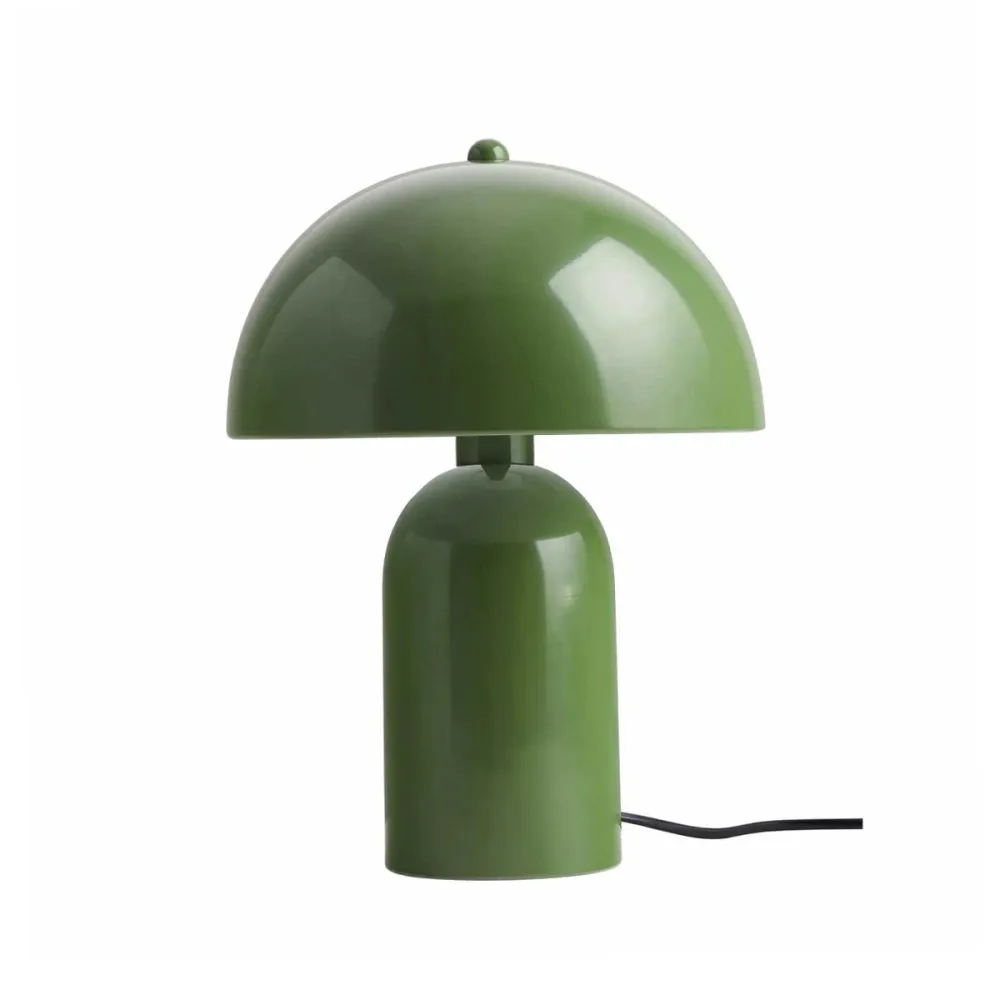 GLOBOSTAR® GASCO 204-0147 Μοντέρνο Επιτραπέζιο Φωτιστικό Πορτατίφ με Ντουί 1 x E27 AC 220-240V IP20 - Πράσινο - Μ26 x Π26 x Υ35cm