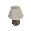 GLOBOSTAR® LISBON 204-0150 Vintage Επιτραπέζιο Φωτιστικό Πορτατίφ με Ντουί 1 x E27 AC 220-240V IP20 - Καφέ & Μπεζ - Μ22 x Π22 x Υ30cm