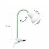 GLOBOSTAR® TAVOLO 204-0153 Παιδικό Επιτραπέζιο Φωτιστικό Πορτατίφ με Ντουί 1 x E14 AC 220-240V IP20 - Πράσινο & Λευκό - Μ11 x Π9 x Υ35cm