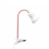 GLOBOSTAR® TAVOLO 204-0154 Παιδικό Επιτραπέζιο Φωτιστικό Πορτατίφ με Ντουί 1 x E14 AC 220-240V IP20 - Ροζ & Λευκό - Μ11 x Π9 x Υ35cm