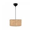 GLOBOSTAR® POMEGRANDE 204-0157 Boho Κρεμαστό Φωτιστικό Οροφής με Ντουί 1 x E27 AC 220-240V IP20 - Μπεζ - Μ31 x Π31 x Υ18cm