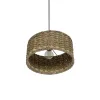 GLOBOSTAR® POMEGRANDE 204-0157 Boho Κρεμαστό Φωτιστικό Οροφής με Ντουί 1 x E27 AC 220-240V IP20 - Μπεζ - Μ31 x Π31 x Υ18cm