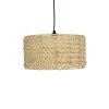 GLOBOSTAR® POMEGRANDE 204-0161 Boho Κρεμαστό Φωτιστικό Οροφής με Ντουί 1 x E27 AC 220-240V IP20 - Μπεζ - Μ32 x Π32 x Υ19cm
