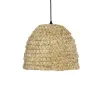GLOBOSTAR® MEKA 204-0163 Boho Κρεμαστό Φωτιστικό Οροφής με Ντουί 1 x E27 AC 220-240V IP20 - Μπεζ - Μ30 x Π30 x Υ25cm