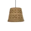 GLOBOSTAR® PANIER 204-0171 Boho Κρεμαστό Φωτιστικό Οροφής με Ντουί 1 x E27 AC 220-240V IP20 - Μπεζ - Μ32 x Π32 x Υ30cm
