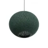 GLOBOSTAR® SOLEI 205-0013 Boho Κρεμαστό Φωτιστικό Οροφής με Ντουί 1 x E27 AC 220-240V IP20 - Πράσινο - M40 x Π40 x Υ36cm