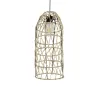 GLOBOSTAR® NETI 205-0024 Boho Κρεμαστό Φωτιστικό Οροφής με Ντουί 1 x E27 AC 220-240V IP20 - Μπεζ - M20 x Π20 x Υ49cm