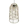 GLOBOSTAR® NETI 205-0024 Boho Κρεμαστό Φωτιστικό Οροφής με Ντουί 1 x E27 AC 220-240V IP20 - Μπεζ - M20 x Π20 x Υ49cm