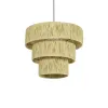GLOBOSTAR® COROIN 205-0034 Boho Κρεμαστό Φωτιστικό Οροφής με Ντουί 1 x E27 AC 220-240V IP20 - Μπεζ - M40 x Π40 x Υ35cm