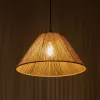 GLOBOSTAR® HATA  205-0036 Boho Κρεμαστό Φωτιστικό Οροφής με Ντουί 1 x E27 AC 220-240V IP20 - Μπεζ - M35 x Π35 x Υ21cm