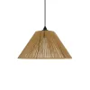 GLOBOSTAR® HATA  205-0036 Boho Κρεμαστό Φωτιστικό Οροφής με Ντουί 1 x E27 AC 220-240V IP20 - Μπεζ - M35 x Π35 x Υ21cm