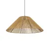 GLOBOSTAR® HATA 205-0037 Boho Κρεμαστό Φωτιστικό Οροφής με Ντουί 1 x E27 AC 220-240V IP20 - Μπεζ - M60 x Π60 x Υ27cm