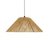 GLOBOSTAR® HATA 205-0037 Boho Κρεμαστό Φωτιστικό Οροφής με Ντουί 1 x E27 AC 220-240V IP20 - Μπεζ - M60 x Π60 x Υ27cm