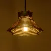 GLOBOSTAR® JUTTI 205-0042 Boho Κρεμαστό Φωτιστικό Οροφής με Ντουί 1 x E27 AC 220-240V IP20 - Μπεζ - M26 x Π26 x Υ15cm