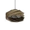 GLOBOSTAR® HUSLE 205-0049 Boho Κρεμαστό Φωτιστικό Οροφής με Ντουί 1 x E27 AC 220-240V IP20 - Μπεζ - M38 x Π38 x Υ23cm