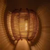 GLOBOSTAR® BOND 205-0050 Boho Φωτιστικό Τοίχου - Απλίκα με Ντουί 1 x E27 AC 220-240V IP20 - Μπεζ - M35 x Π18 x Υ32cm