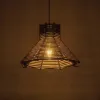 GLOBOSTAR® JUTTI 205-0051 Boho Κρεμαστό Φωτιστικό Οροφής με Ντουί 1 x E27 AC 220-240V IP20 - Καφέ- M40 x Π40 x Υ26cm