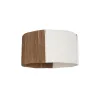 GLOBOSTAR® TAG 205-0060 Boho Κρεμαστό Φωτιστικό Οροφής με Ντουί 1 x E27 AC 220-240V IP20 - Μπεζ & Καφέ - M60 x Π60 x 35cm