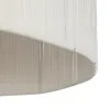 GLOBOSTAR® TAG 205-0060 Boho Κρεμαστό Φωτιστικό Οροφής με Ντουί 1 x E27 AC 220-240V IP20 - Μπεζ & Καφέ - M60 x Π60 x 35cm