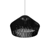 GLOBOSTAR® NUI 205-0062 Boho Κρεμαστό Φωτιστικό Οροφής με Ντουί 1 x E27 AC 220-240V IP20 - Μαύρο - M60 x Π60 x Υ41cm