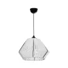 GLOBOSTAR® NUI 205-0063 Boho Κρεμαστό Φωτιστικό Οροφής με Ντουί 1 x E27 AC 220-240V IP20 - Λευκό - M36 x Π36 x Υ27cm